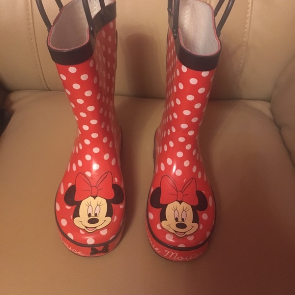 Disney Other - Kids Minnie Mouse Rain-boots
